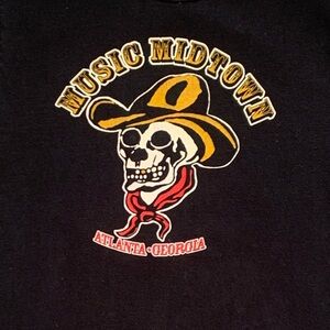 Y2K Rock & Roll Music Midtown Graphic Tee   Men’s Size Small